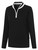 Birdee Sport Women's Timeless Contrast Long Sleeve Zipper Top - Black/White