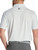 FootJoy Flying Wasp Print Lisle Polo Shirt (Athletic Fit) - White/Lake Blue