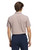 adidas Go-To Printed Stripe Polo Shirt - Alumina Mel/Aurora Ruby