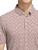 adidas Go-To Printed Stripe Polo Shirt - Alumina Mel/Aurora Ruby