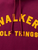 Walker Golf Things Applique Hood - Plum