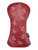 Walker Golf Things Dancing Kooka Leather Driver Cover - Merlot/Gold