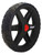 Clicgear 3.5+ Front Wheel Black