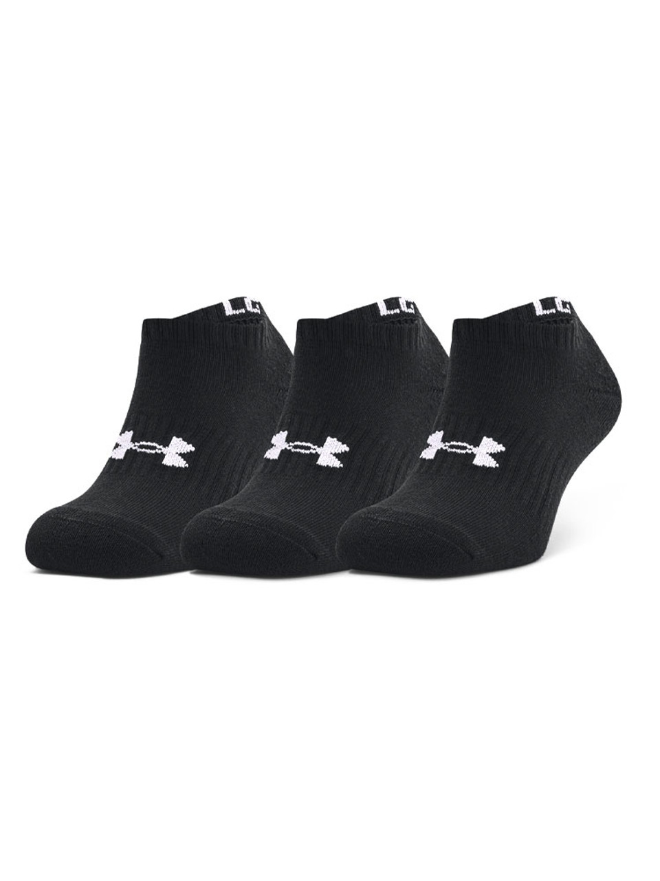 Under Armour Core No Show 3-Pack Socks - Mens | GolfBox