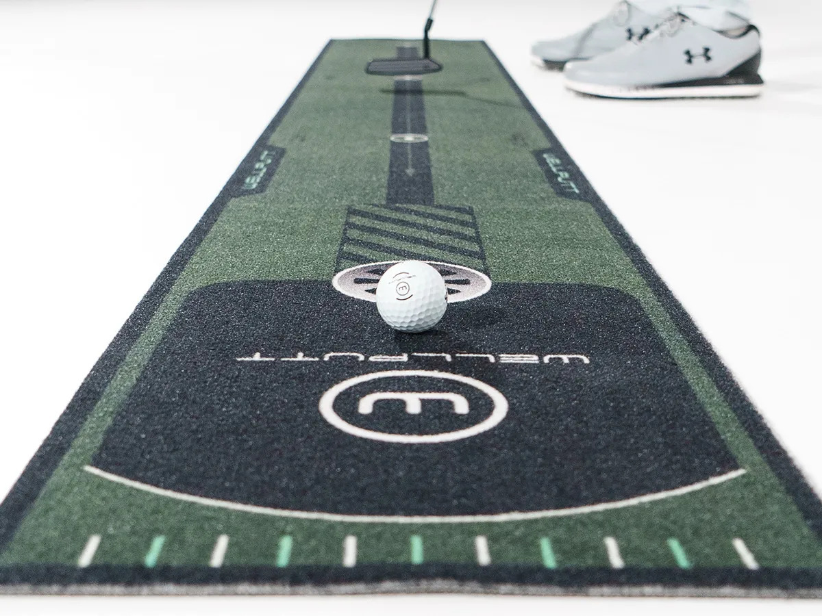 WellPutt Essential 8ft Putting Mat - Green