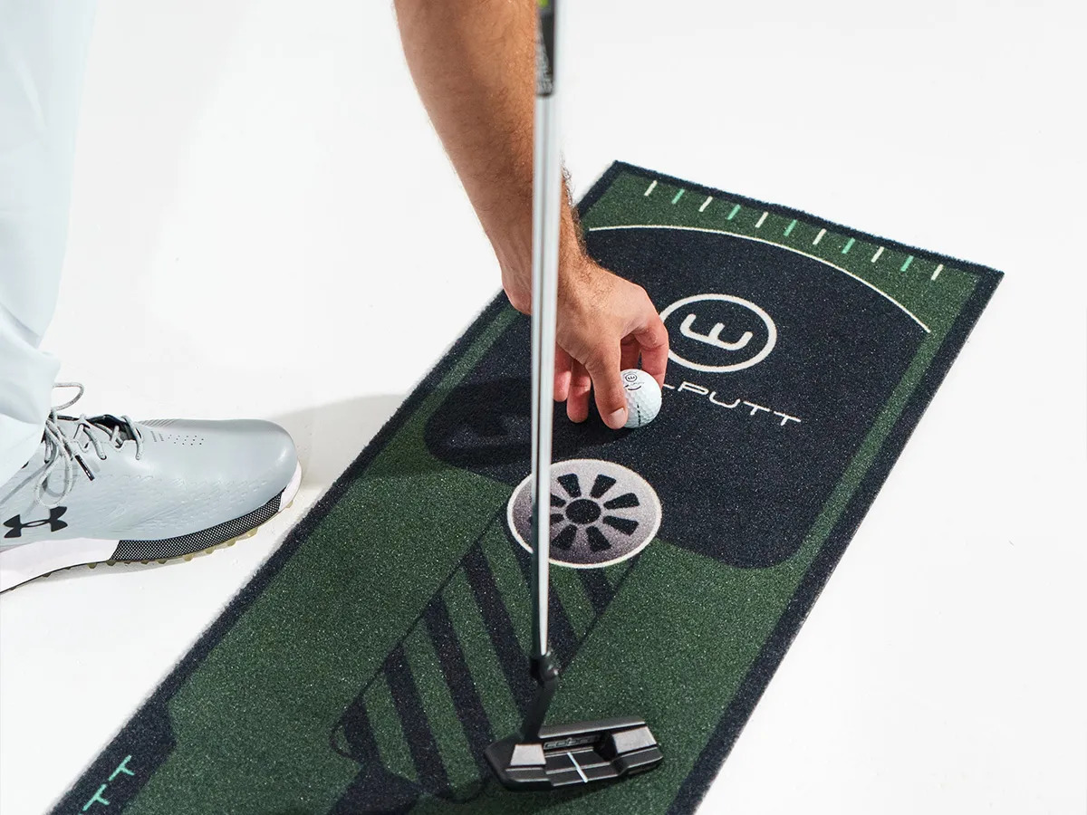 WellPutt Essential 8ft Putting Mat - Green