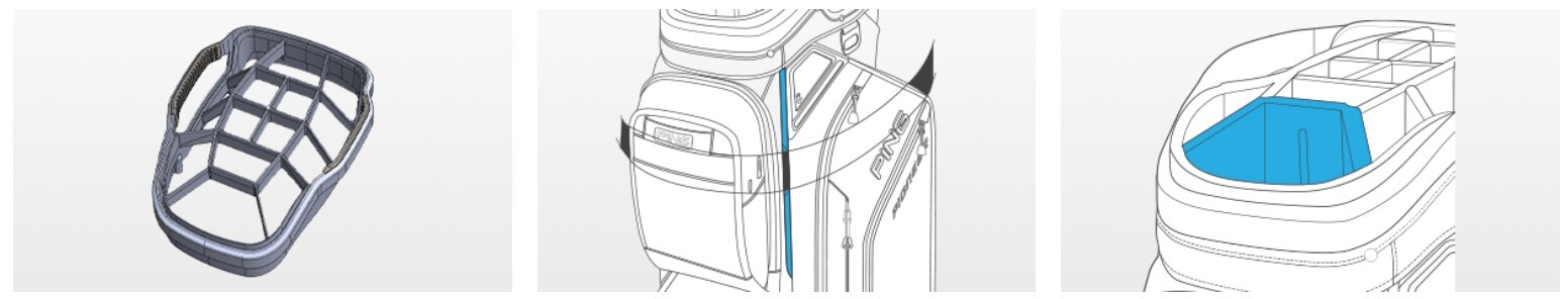 PING Pioneer 244 Cart Bag