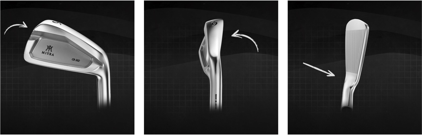 Miura CB-302 Irons - Steel Shaft
