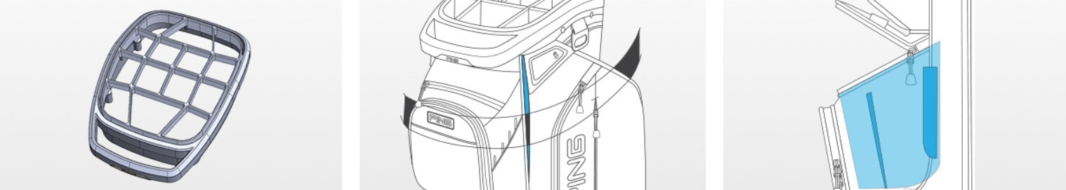 PING Traverse 244 Cart Bag