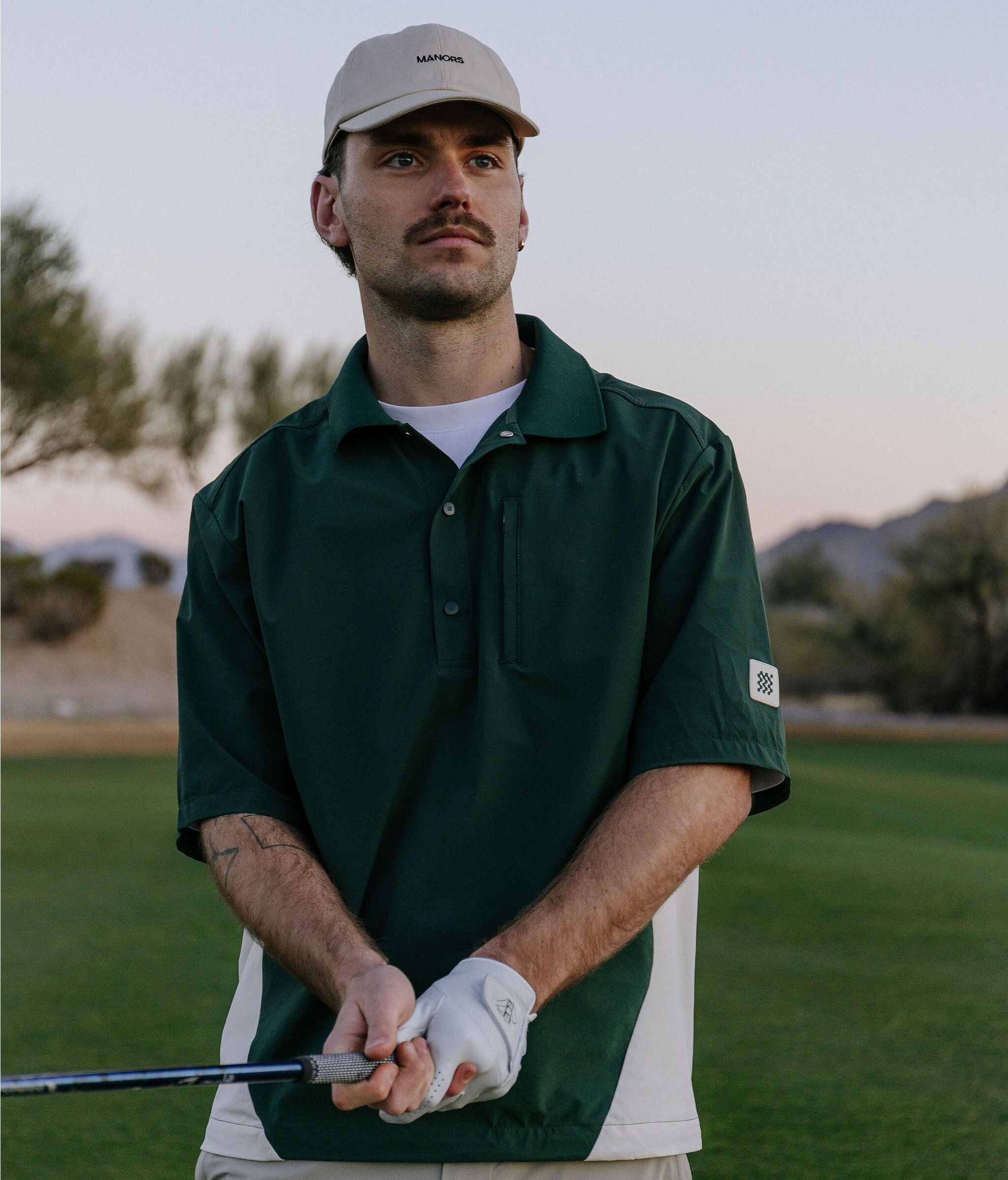 Manors Golf Shooter Shirt - Pine Green | GolfBox