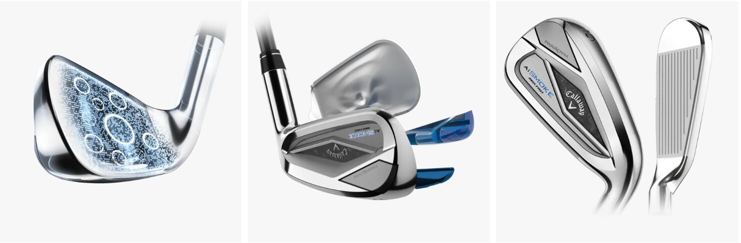 Callaway Paradym Ai Smoke Fast Irons - Steel Shaft