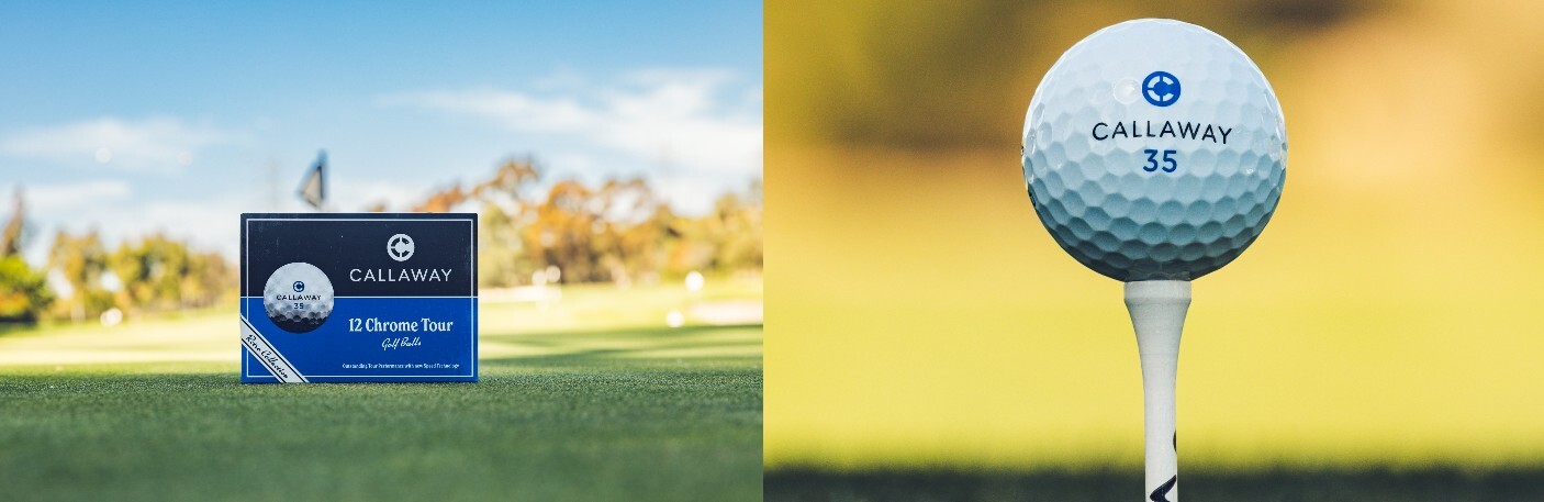Callaway Chrome Tour Retro Golf Balls