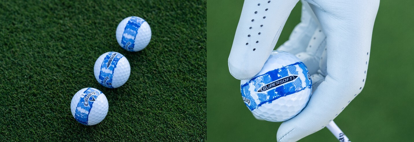 Callaway Supersoft Distressed Stripe Limited Edition Golf Balls