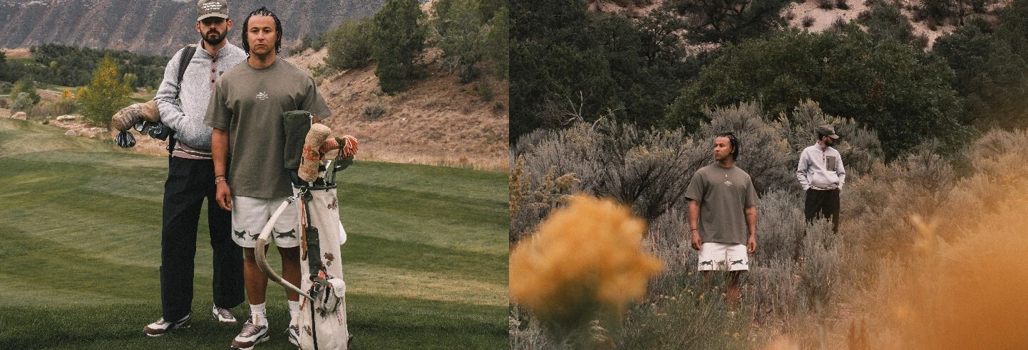 Puma x Gumtree Golf And Nature Club 1/4-Zip - Warm White Heather