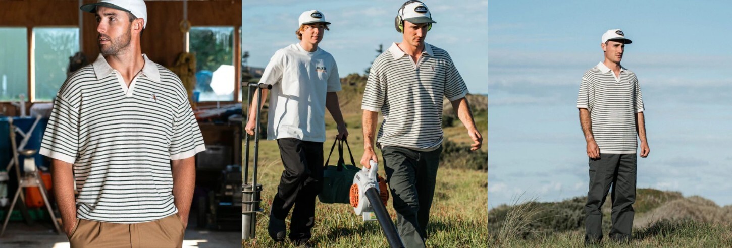 Walker Golf Things First Cut Polo - White