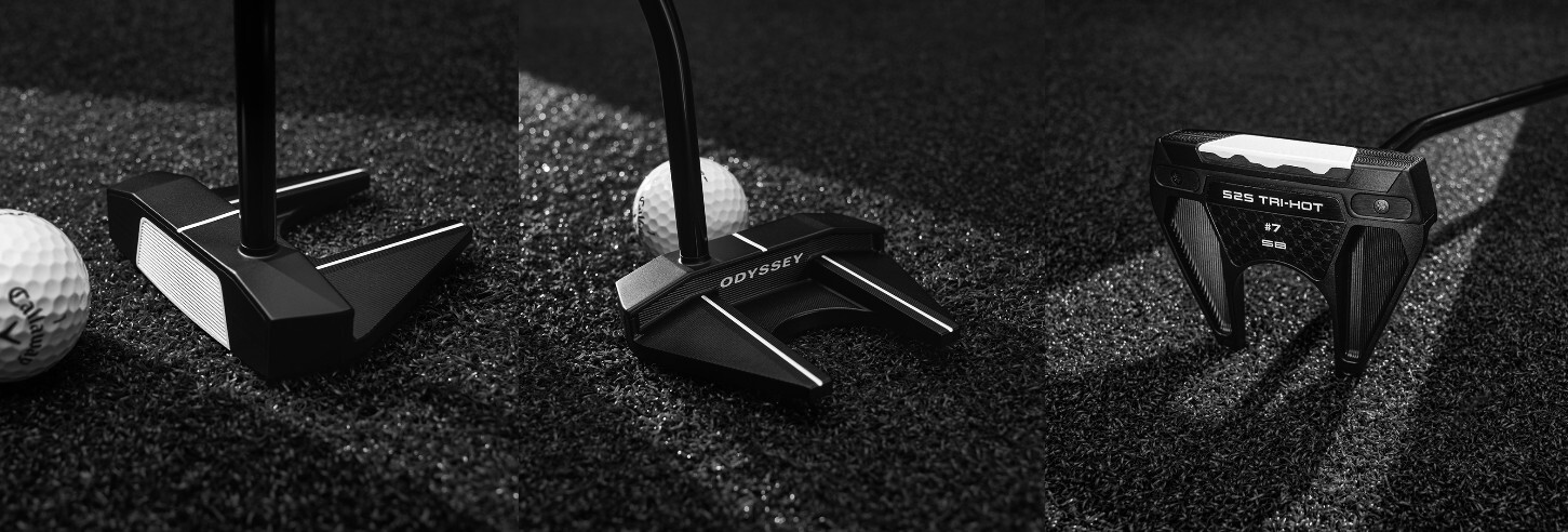 Odyssey Square To Square Tri-Hot Midnight Putter - #7