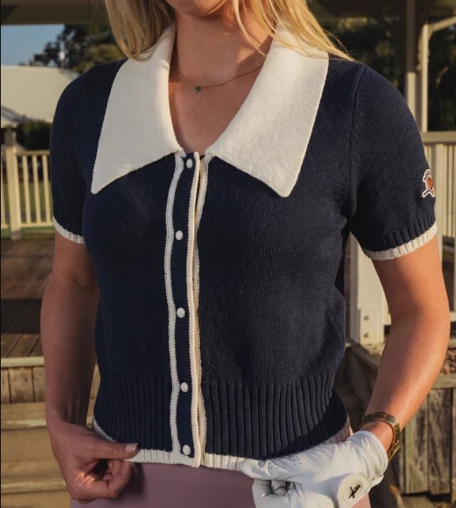 Walker Golf Things Womens Riviera Knitted Polo