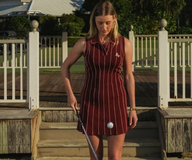 Walker Golf Things Womens Country Club Knit Dress