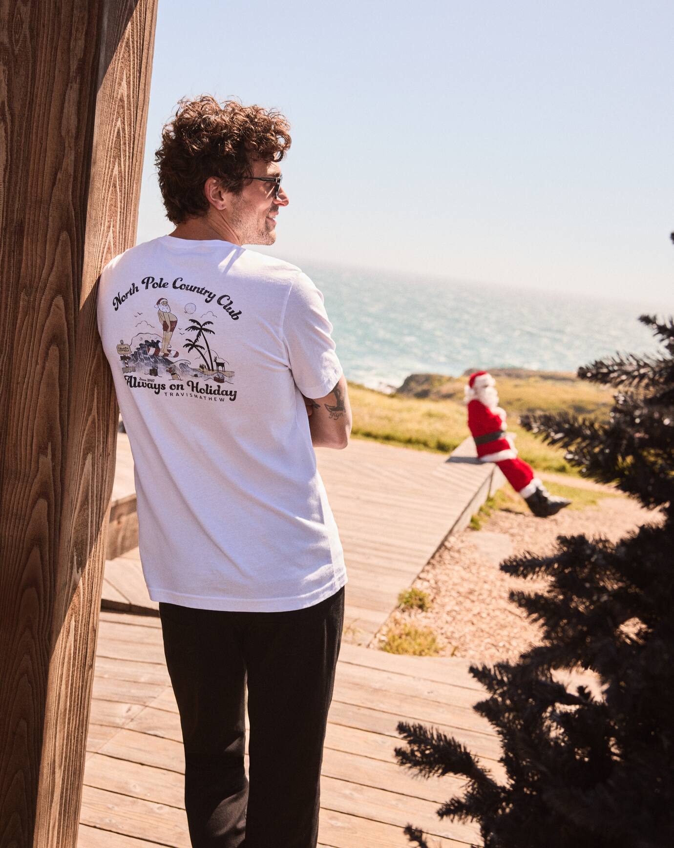 TravisMathew Holly Jollies T-Shirt - White