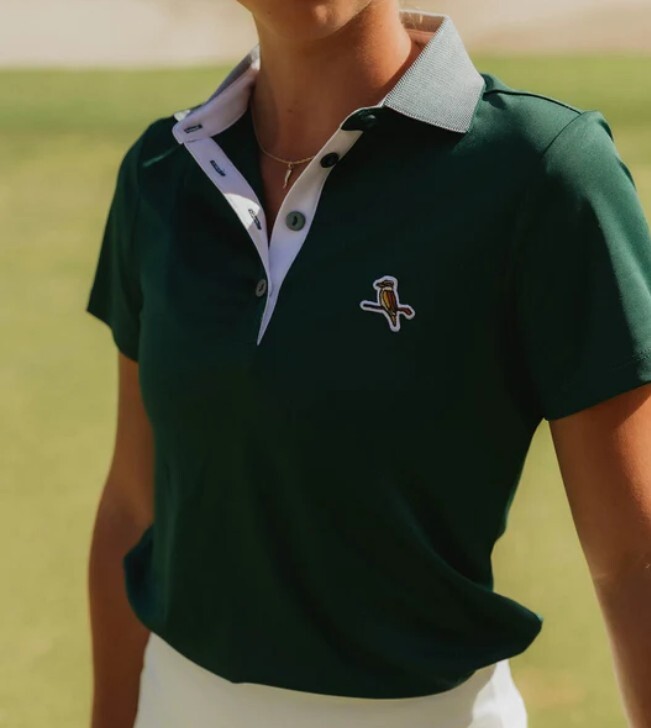 Walker Golf Things Womens Kooka Performance Polo - Forest