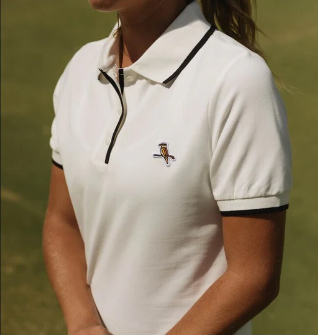 Walker Golf Things Womens Kooka Polo - White/Black