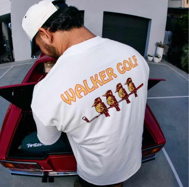 Walker Golf Things On Watch T-Shirt - White