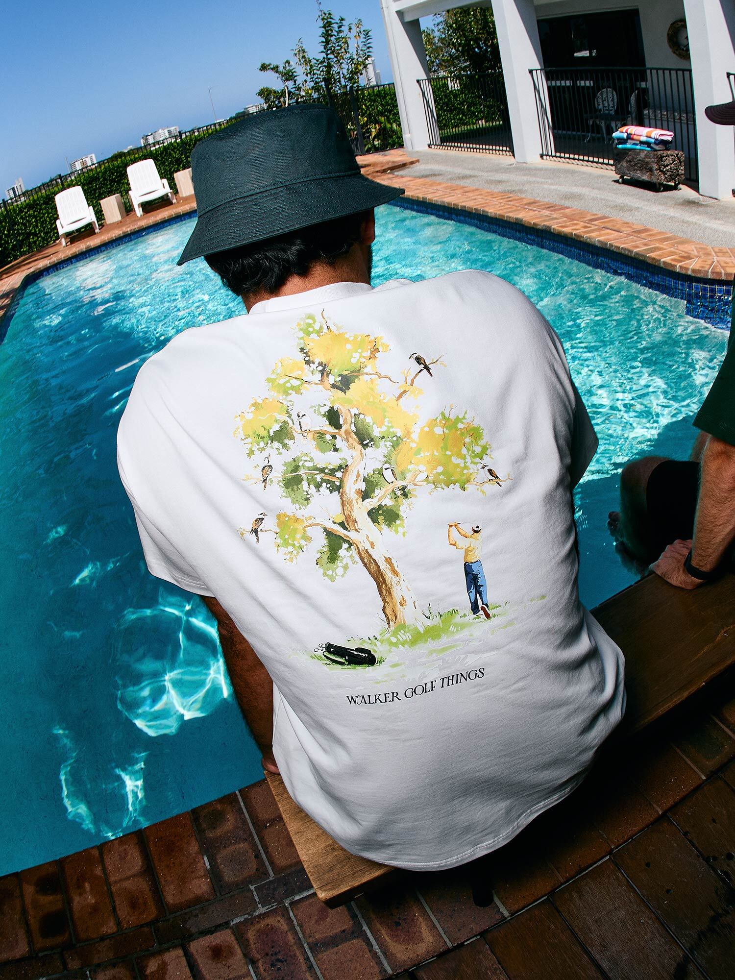 Walker Golf Things Gumtree T-Shirt - White