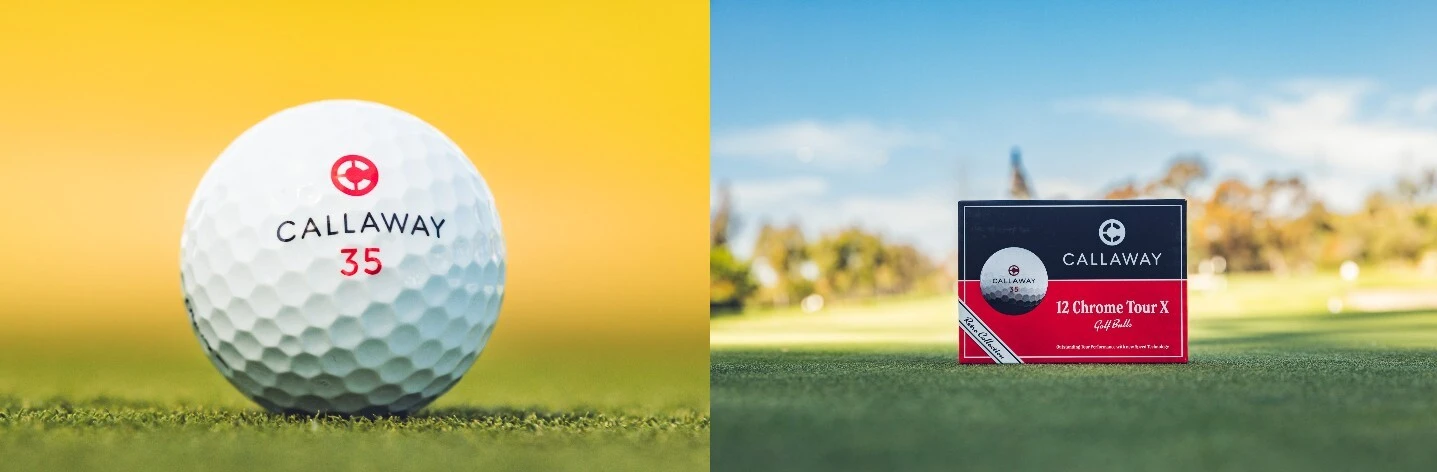 Callaway Chrome Tour X Retro Golf Balls
