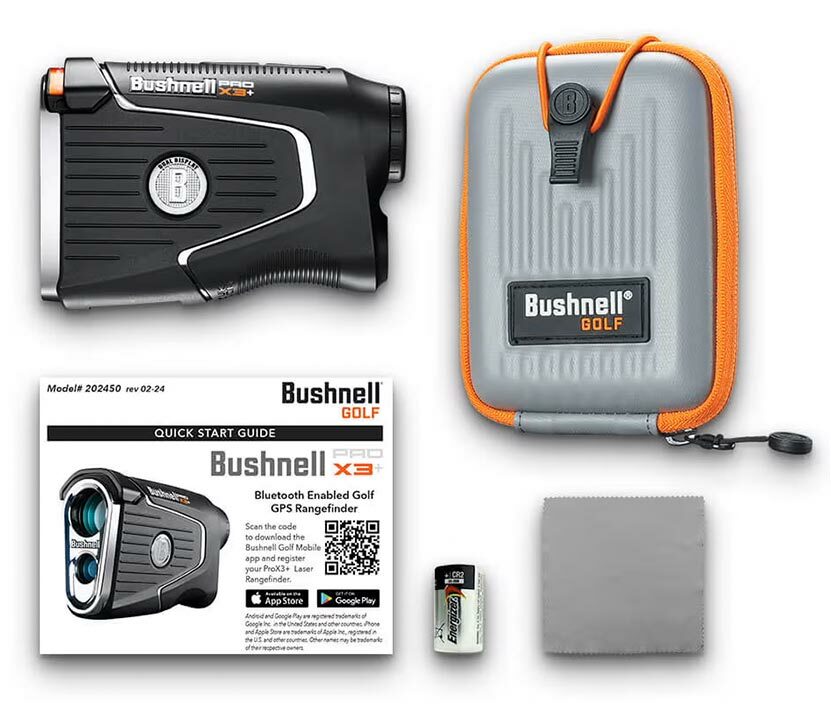 Bushnell Pro X3+ Rangefinder - What's in the Box