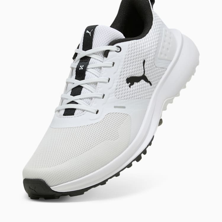 Puma FUSION Grip 6 Golf Shoes - Puma White/Puma Black