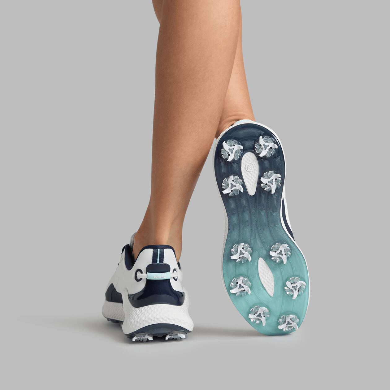 G/FORE Women's MG4+ O2 G/Lock Golf Shoes - Snow/Twilight