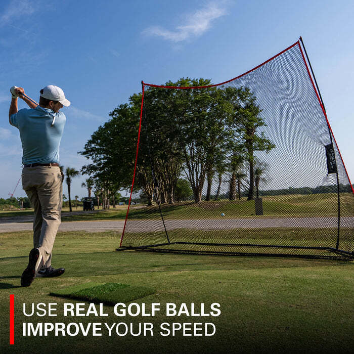 Rukket Haack Golf Net with Hitting Mat