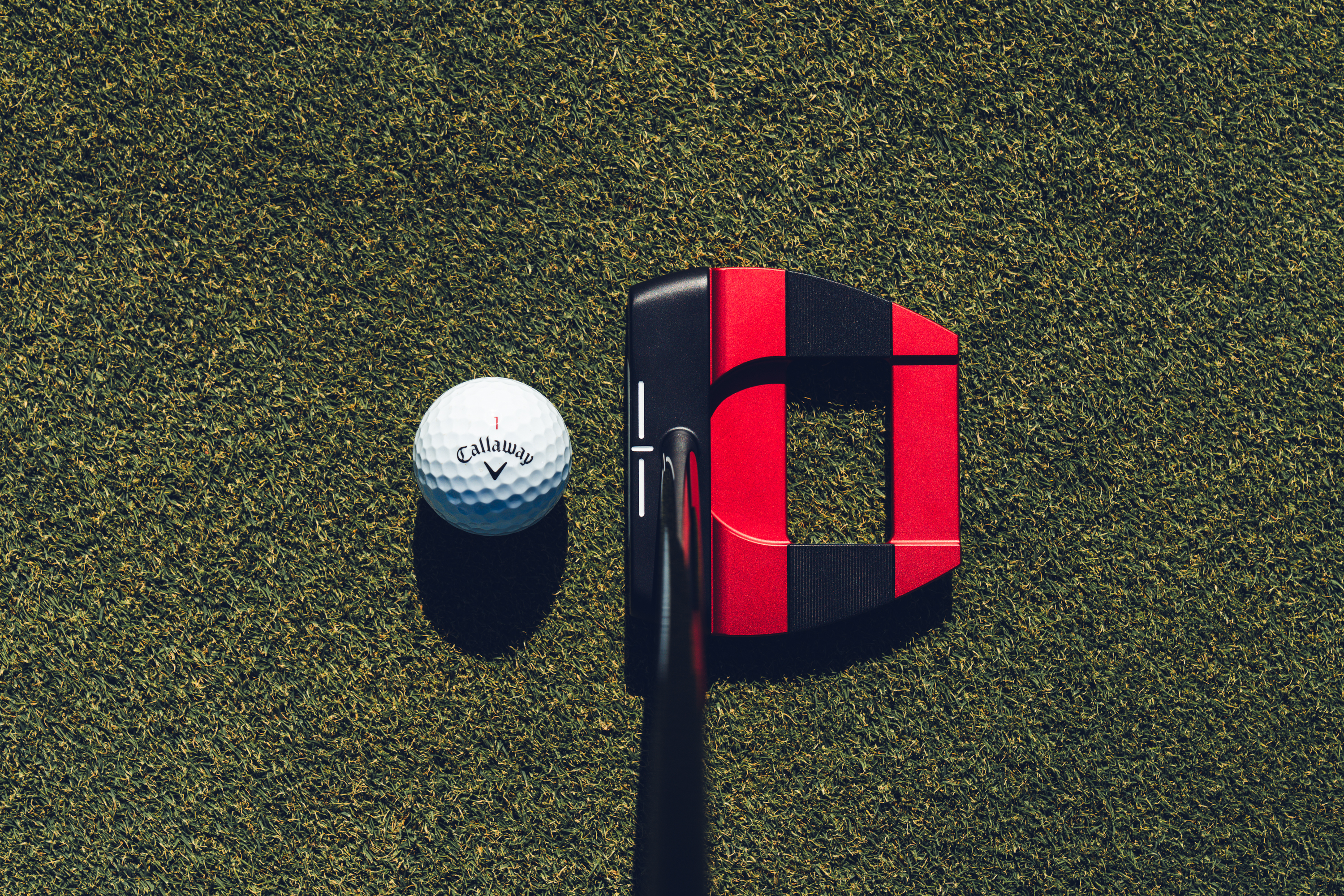 Odyssey Square To Square Tri-Hot Putter - Jailbird