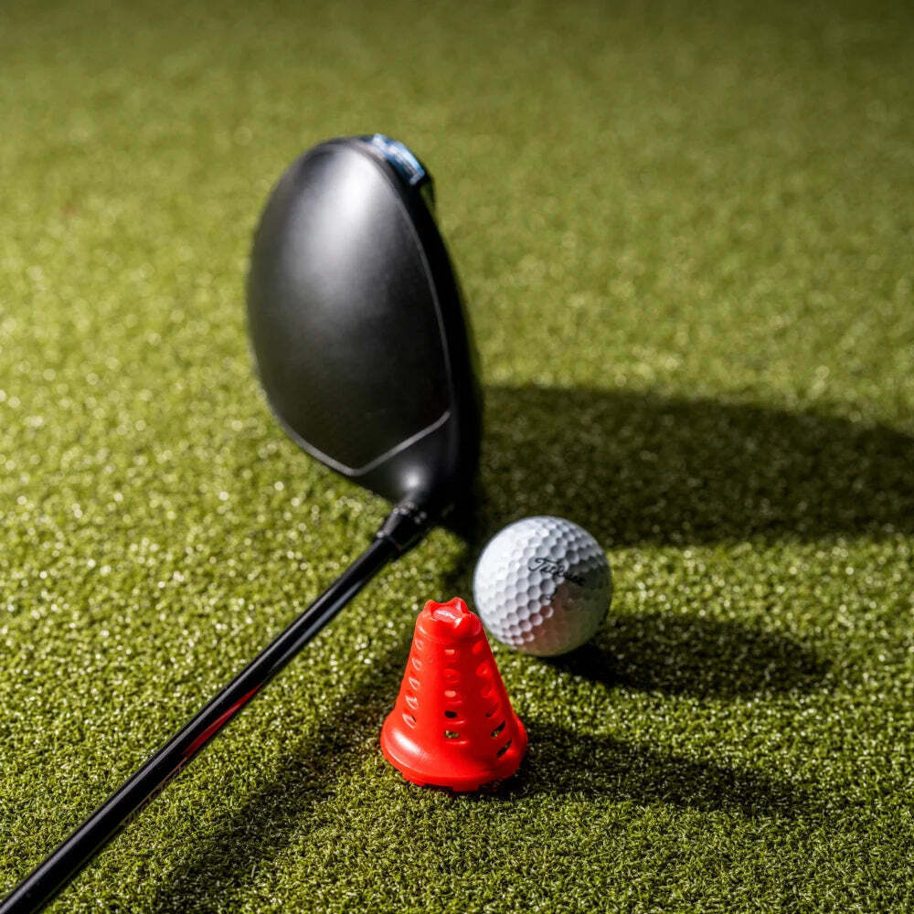 Pride Sports Simulator Golf Tees 7 Pack - Red