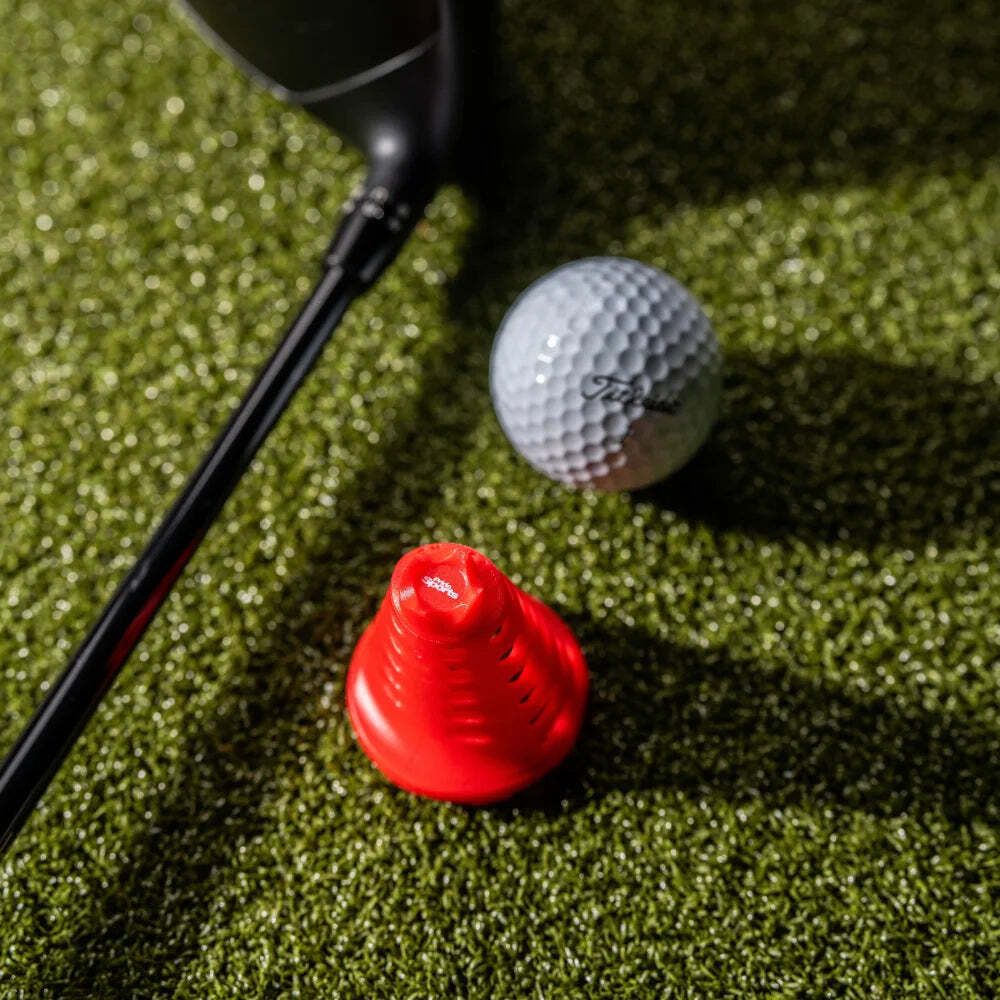 Pride Sports Simulator Golf Tees 7 Pack - Red