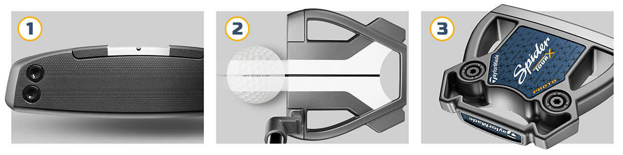 TaylorMade Spider Tour X #3 Proto Putter - Tech