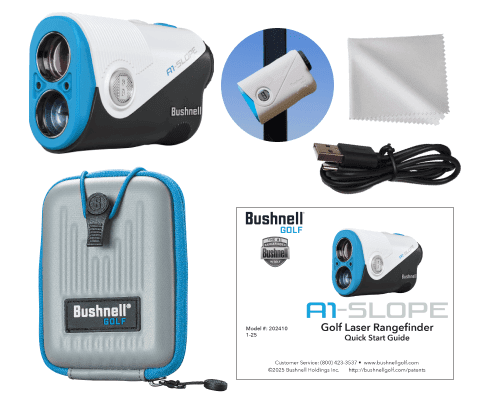 Bushnell A1 Slope Switch 25 Rangefinder - White/Blue