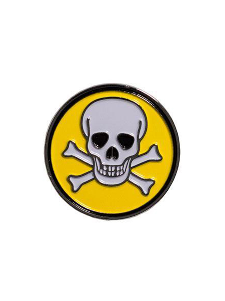 Redback Sport Ball Marker - Yellow Skull