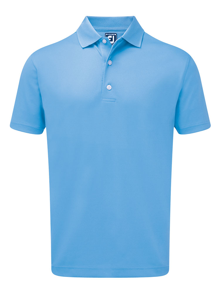 FootJoy Stretch Pique Golf Shirt - Lagoon