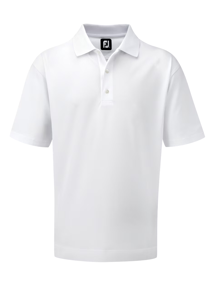 FootJoy Stretch Pique Golf Shirt - White