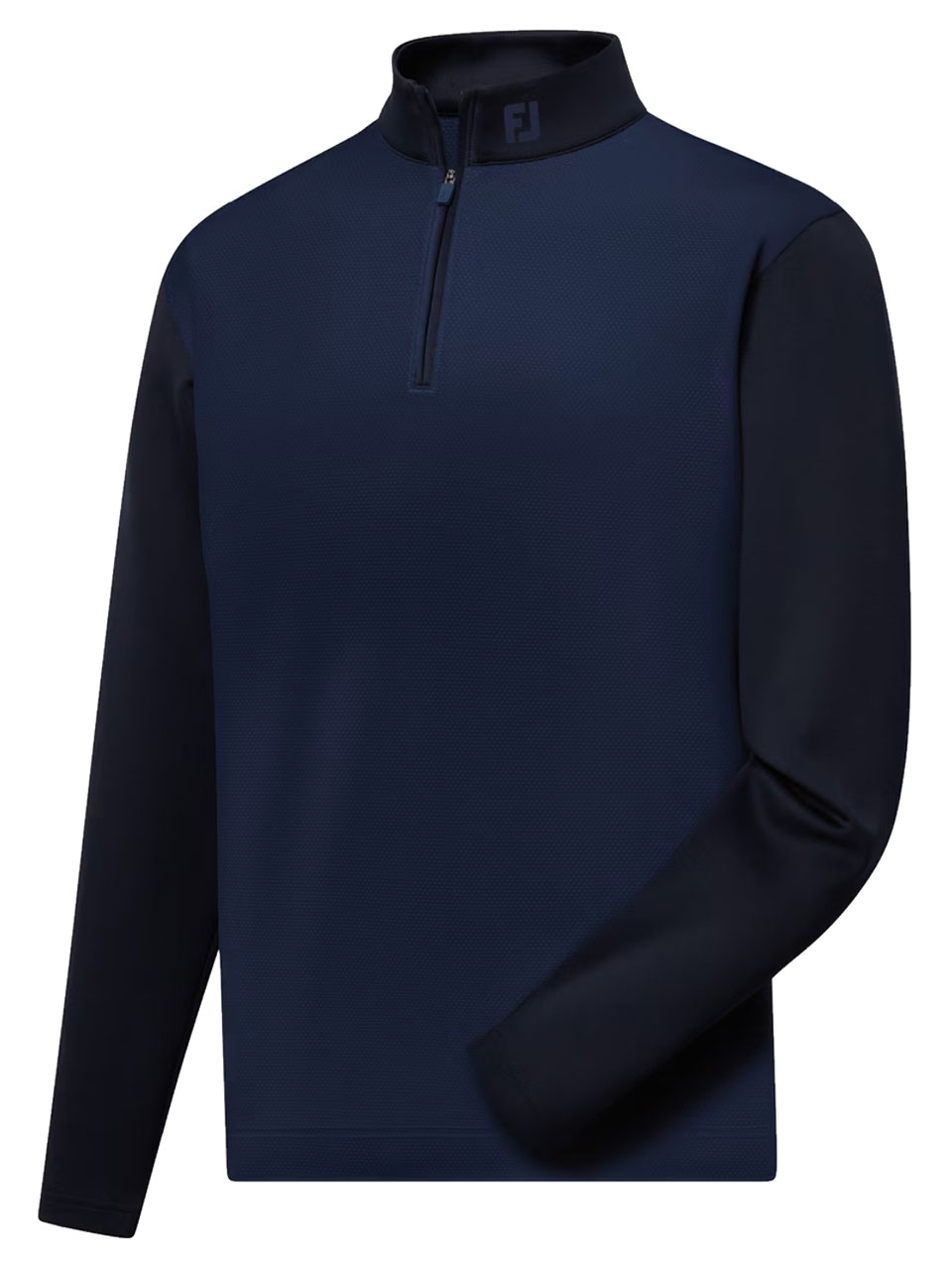 FootJoy Tonal Block Pullover (Athletic Fit) - Navy