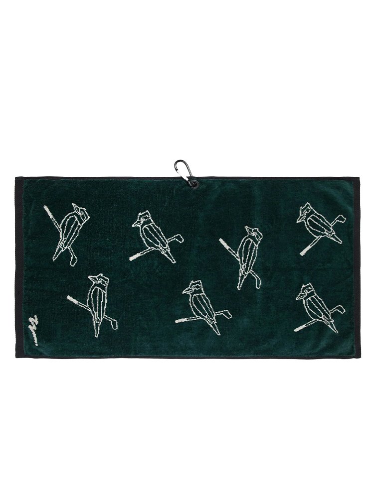 Walker Golf Things Kooka Icon Towel - White/Pine
