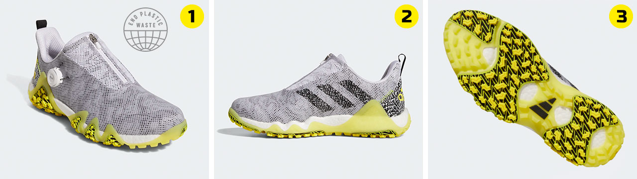 adidas Codechaos 22 BOA Golf-Shoes - Yellow