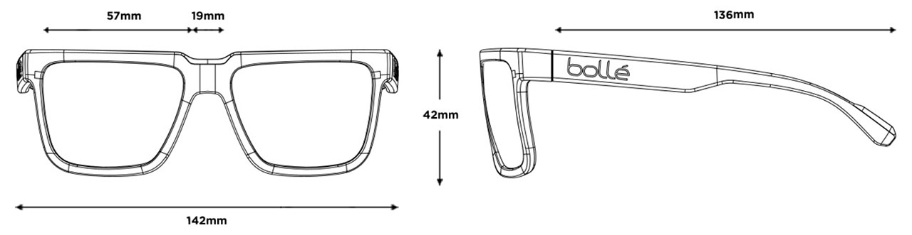 Bolle Frank Sunglasses - Fitting Guide Bolle Frank Sunglasses - Fitting Guide