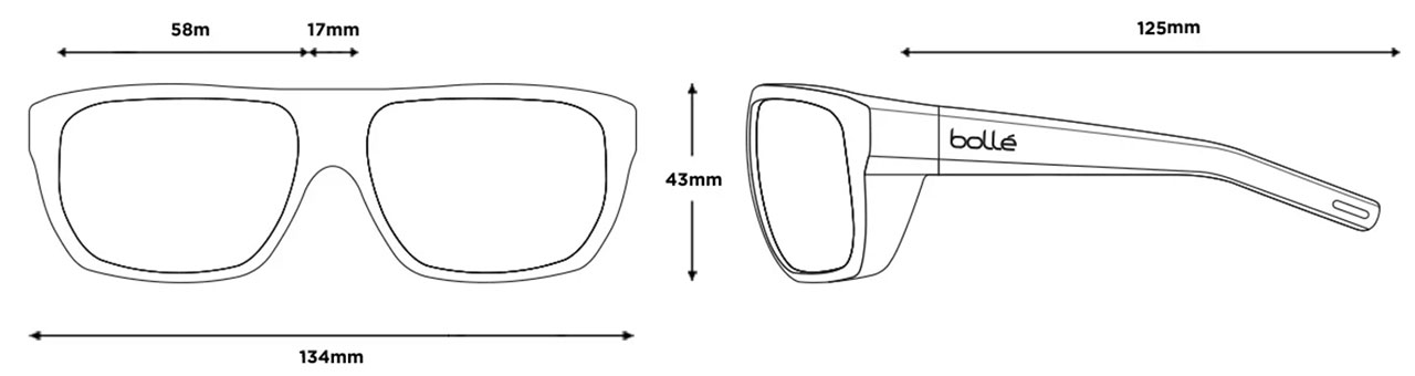 Bolle Vulture Sunglasses - Fitting Guide