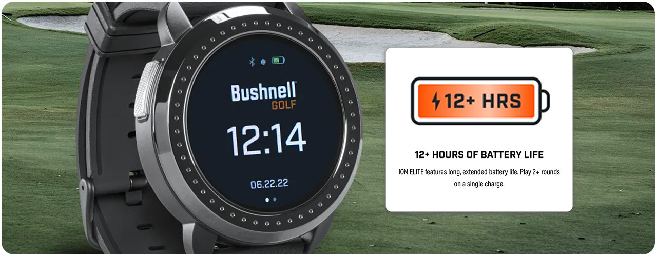 Bushnell Ion Elite Golf GPS Watch - Tech Battery