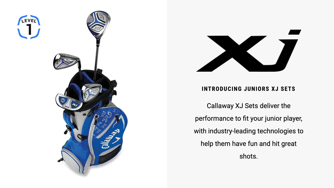 Callaway XJ-1 Junior Package - Blue | GolfBox