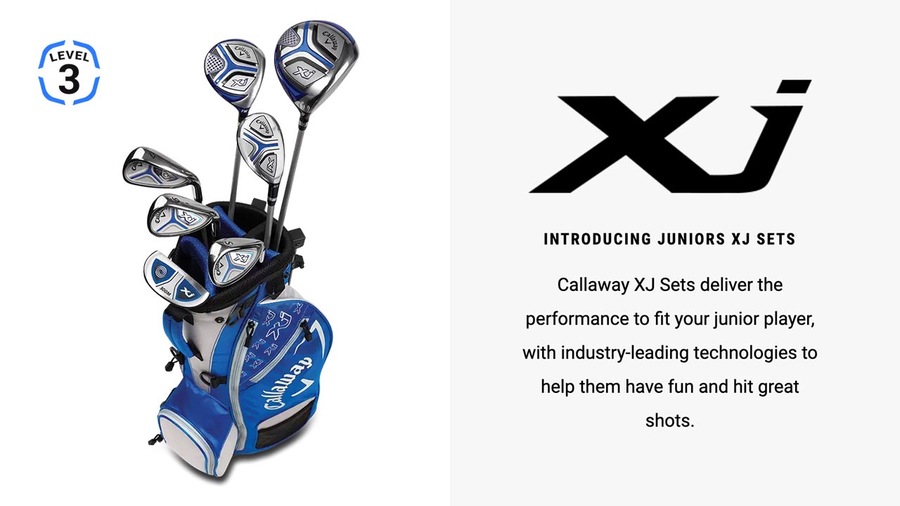 Callaway Golf Junior XJ 7-Piece Sets - Level 3