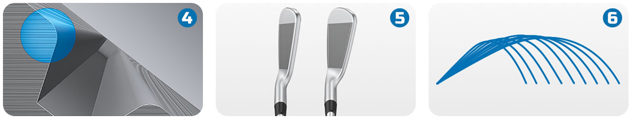 PING i230 Irons Tech - Features - 4 - 5 - 6