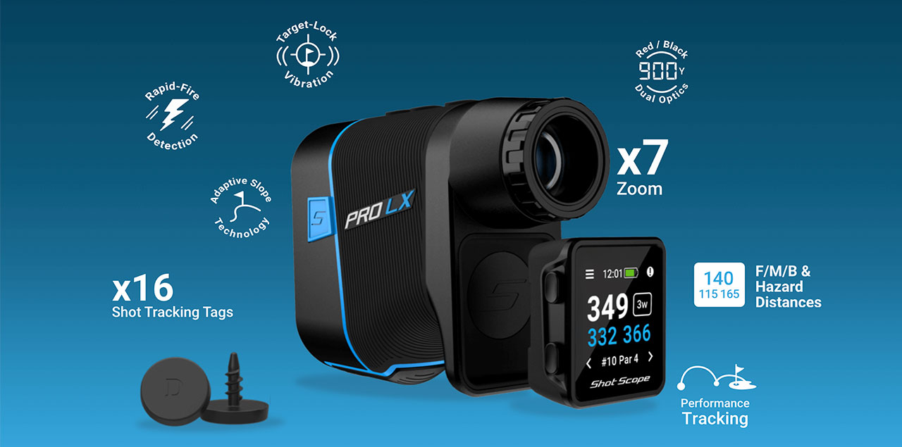 Shot Scope PRO LX+ Rangefinder and GPS - Features